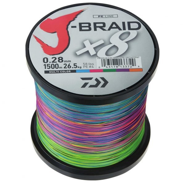 Daiwa J-Braid Multicolor Kuitusiima 1500 M