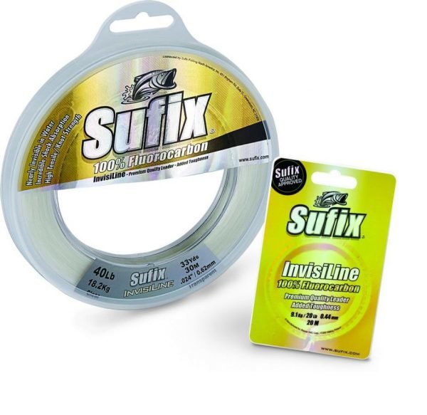 Sufix Invisiline Fluorocarbon Perukemateriaali Kirkas 20 M