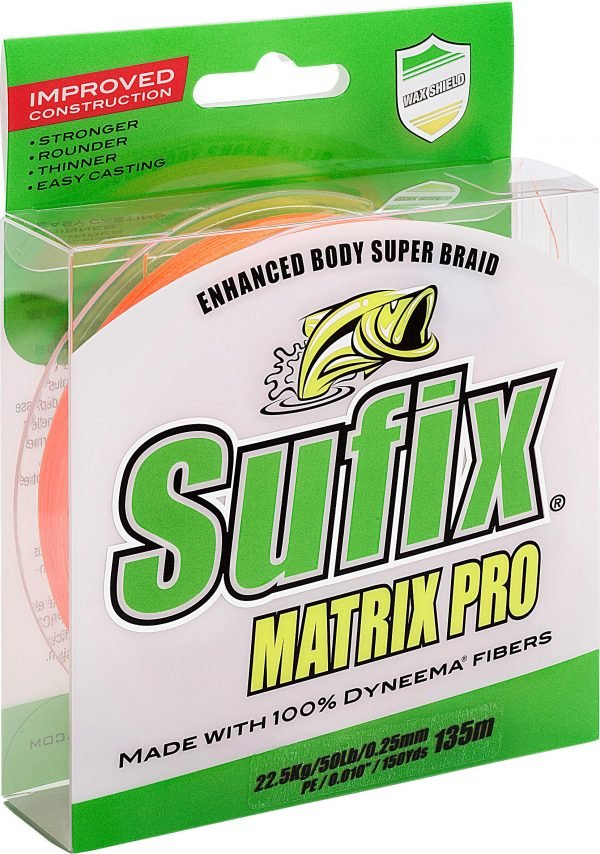 Sufix Matrix Pro Kuitusiima Oranssi 135 M